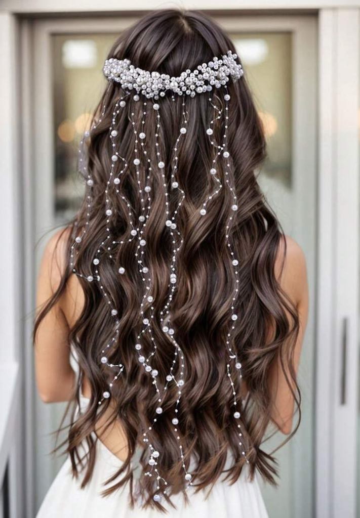 Celestial Pearl Hairpiece